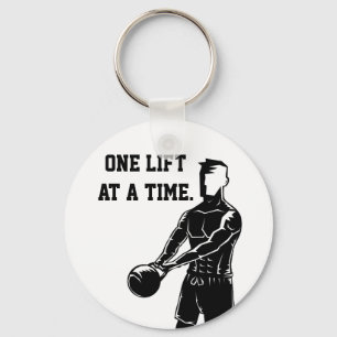Kettlebell-Gewichte Workout Fitness Motivierend Schlüsselanhänger