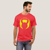 Kettlebell großer Logo-Oval-T - Shirt (Vorne ganz)