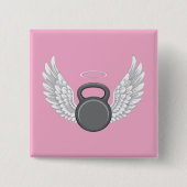 Kettlebell Heaven Button (Vorderseite)