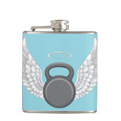 Kettlebell Heaven Flachmann (Vorderseite)