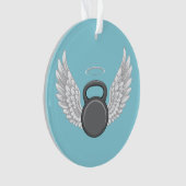Kettlebell Heaven Ornament (Vorderseite)