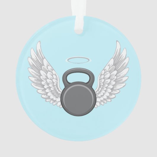 Kettlebell Heaven Ornament (Rückseite)