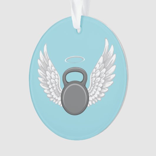 Kettlebell Heaven Ornament (Vorderseite)