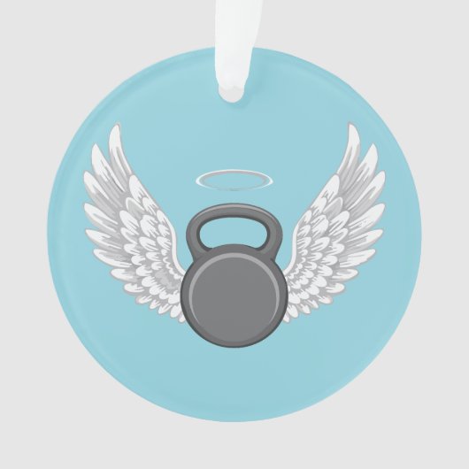 Kettlebell Heaven Ornament (Vorderseite)