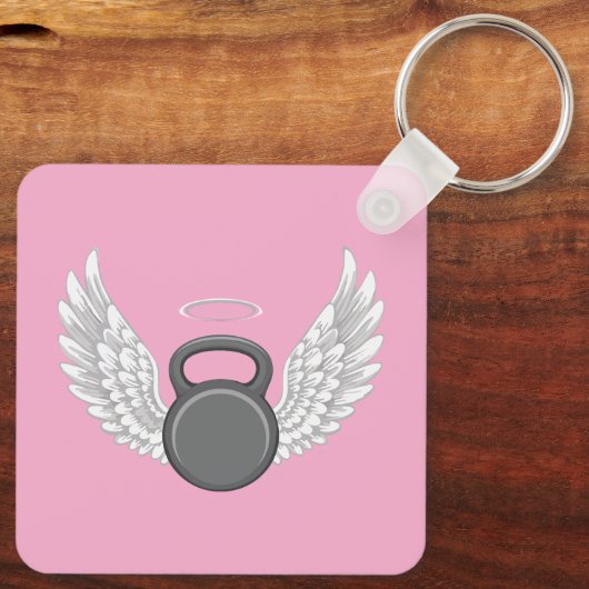 Kettlebell Heaven Schlüsselanhänger (Rückseite)