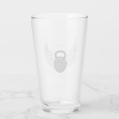 Kettlebell-Himmel Glas (Rückseite)