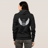 Kettlebell-Himmel Hoodie (Schwarz voll)