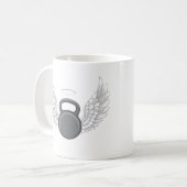 Kettlebell-Himmel Kaffeetasse (Vorderseite Links)