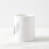 Kettlebell-Himmel Kaffeetasse (Mittel)