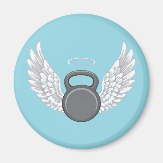 Kettlebell-Himmel Magnet (Vorne)