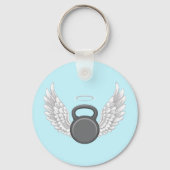 Kettlebell-Himmel Schlüsselanhänger (Rückseite)