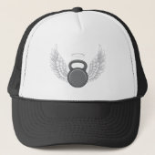 Kettlebell-Himmel Truckerkappe (Vorderseite)