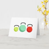 Kettlebell Karte (Gelbe Blume)