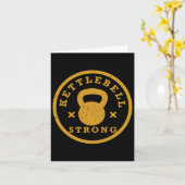 Kettlebell Karte (Gelbe Blume)