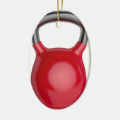 Kettlebell Keramik Ornament (Links)