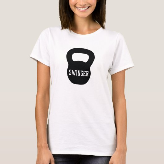 Kettlebell lebenslustiger Typ T-Shirt (Vorderseite)