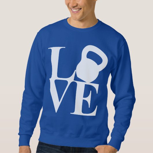 Kettlebell-Liebe Sweatshirt (Vorderseite)