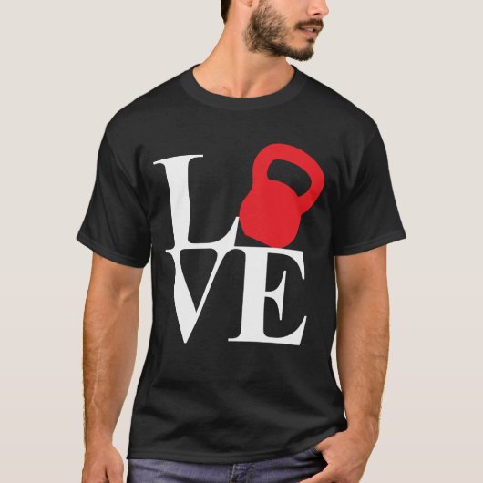 Kettlebell-Liebe T-Shirt (Vorderseite)