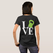 Kettlebell-Liebe T-Shirt (Schwarz voll)