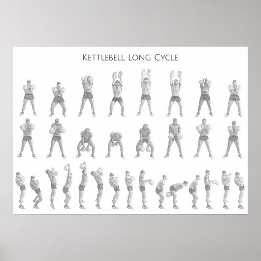 Kettlebell Long Cycle Poster (Vorne)