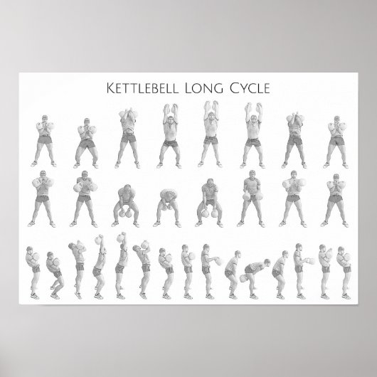 Kettlebell Long Cycle Poster (Vorne)