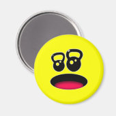 Kettlebell Magnet (Vorderseite/Rückseite)