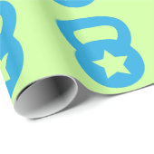 Kettlebell mit einem leeren Stern Geschenkpapier (Rolleneckpunkt)