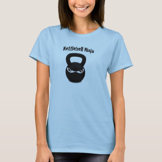 Kettlebell Ninja - Dame T-Shirt (Vorderseite)