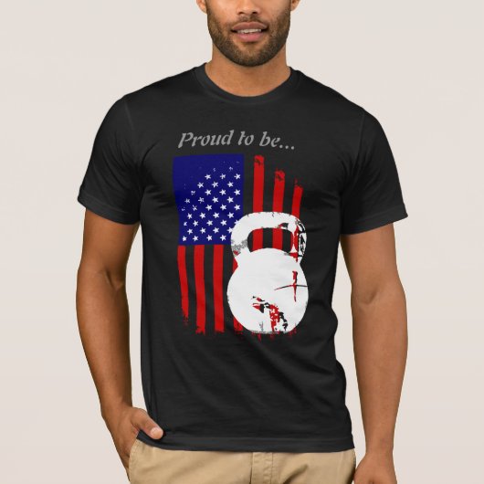 Kettlebell Partriot T-Shirt (Vorderseite)