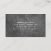 Kettlebell persönliche Trainer-Visitenkarte Visitenkarte (Rückseite)