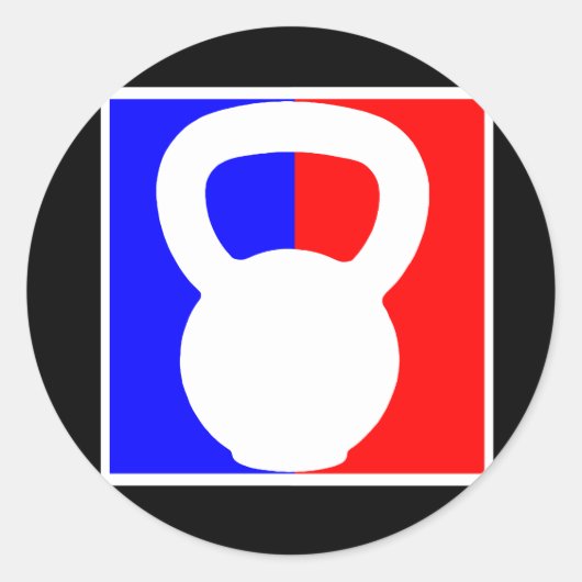 Kettlebell Pro Logo-Aufkleber Runder Aufkleber (Vorderseite)