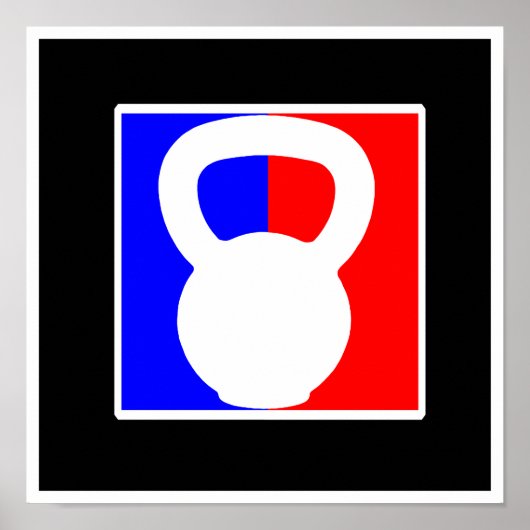 Kettlebell Pro Logo-Poster - "Elite-Fitness"-Druck Poster (Vorne)