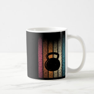 Kettlebell Retro Workout PowerHeader Bodybuilder Kaffeetasse