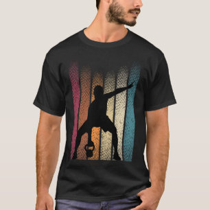 Kettlebell Retro Workout PowerHeader Bodybuilder T-Shirt