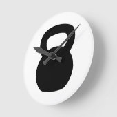 Kettlebell Runde Wanduhr (Winkel)