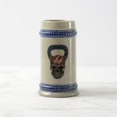 Kettlebell Schädel Stein Bierglas (Mittel)