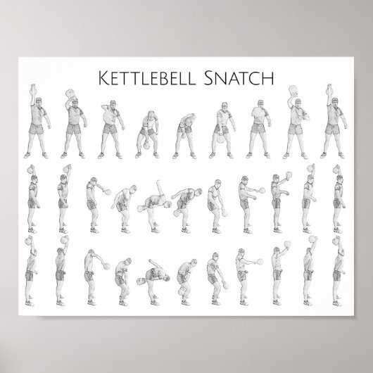 Kettlebell Snatch Poster (Vorne)