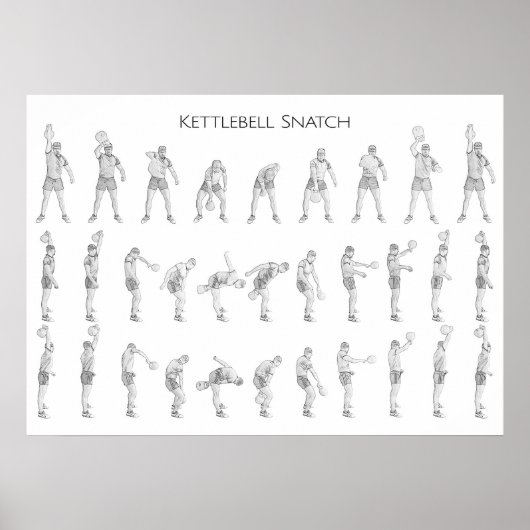 Kettlebell Snatch Poster (Vorne)