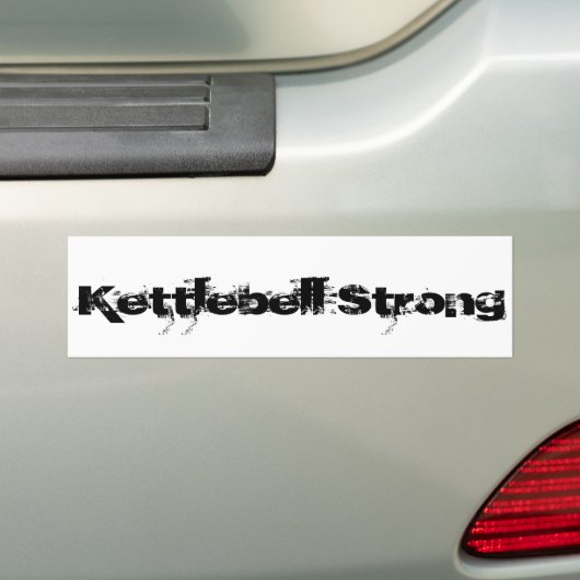 Kettlebell starker Autoaufkleber (Auf Auto)
