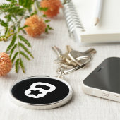 Kettlebell Stern Schlüsselanhänger (Seite)