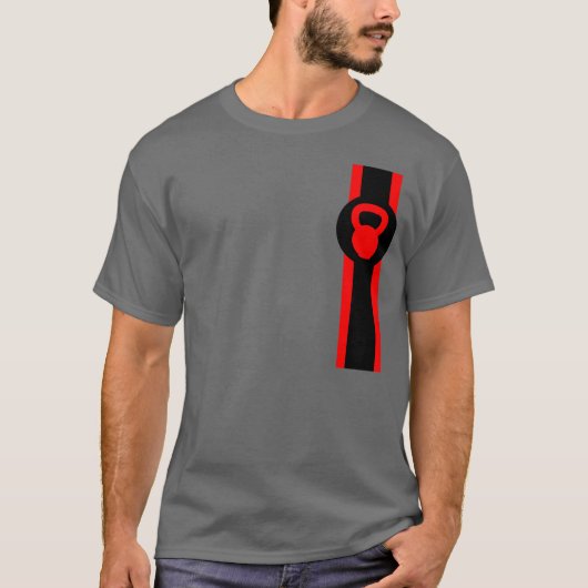 Kettlebell Striped T - Shirt (Vorderseite)