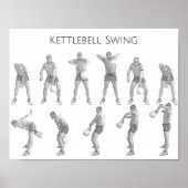Kettlebell Swing Poster (Vorne)