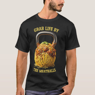 Kettlebell-Training Fitnessstudio Ergreife das Leb T-Shirt