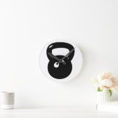 Kettlebell Training Runde Wanduhr (Zuhause)