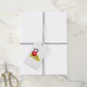 Kettlebell und Hanteln Geschenkanhänger (Mit Garn)