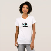 Kettlebell Verkleidungs-Blau T-Shirt (Vorne ganz)