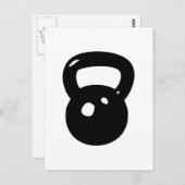 Kettlebell Workout Postkarte (Vorne/Hinten)