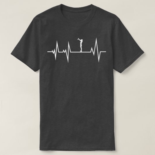 Kettlebell Workout Weightlift Heartbeat 2 T-Shirt (Design vorne)