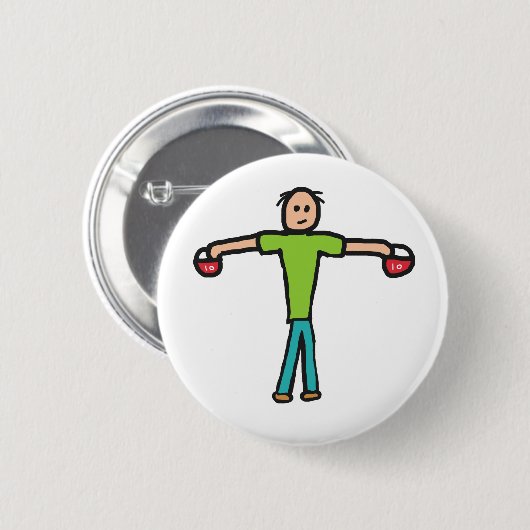 Kettlebells Button (Vorne & Hinten)