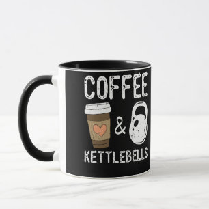 Kettlebells Kaffee HIIT Fitness Workout Gym Tasse